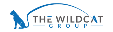 Logo of The Wildcat Group featuring a stylized blue wildcat figure next to the company name in gray and blue text.